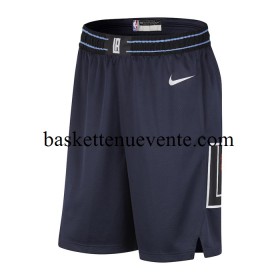 Basket Los Angeles Clippers Shorts Nike 2023-2024 City Edition Navy Swingman - Homme